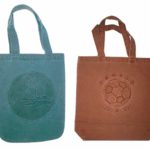 Embossed Canvas Tote Bags