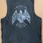 w58 Laced Embossed Leather Vest